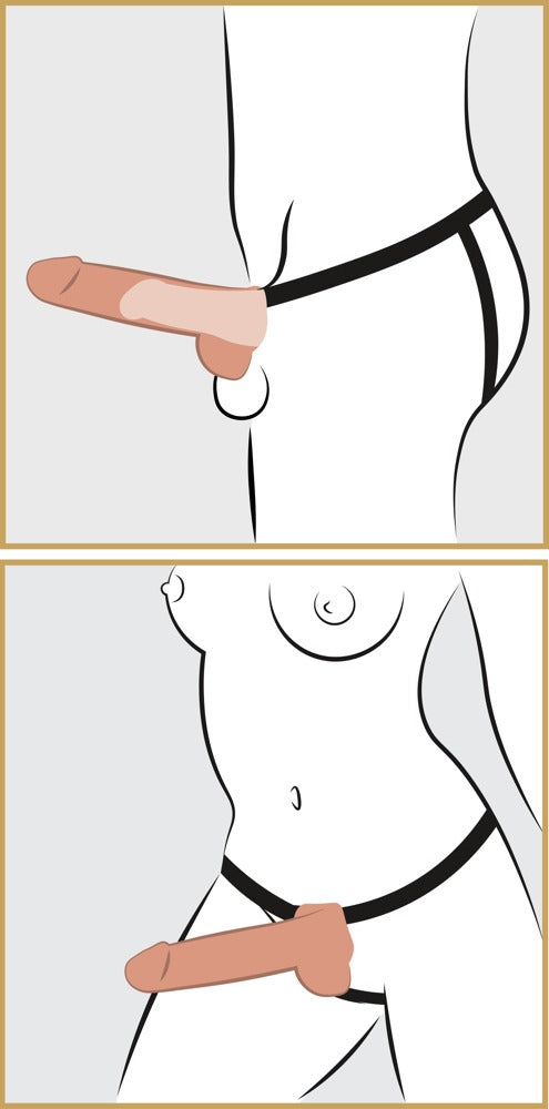 godemiché naturel creux Fetish Fantasy 21,6cm