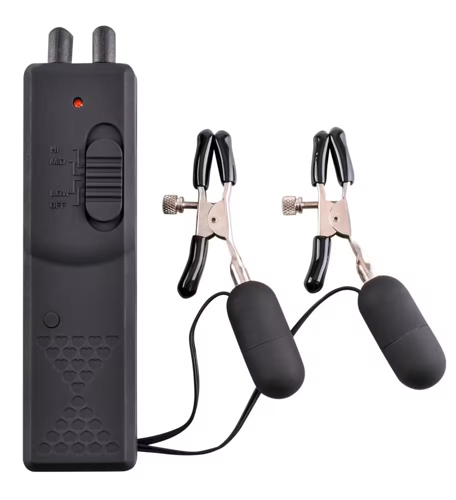 Pinces à tétons vibrantes