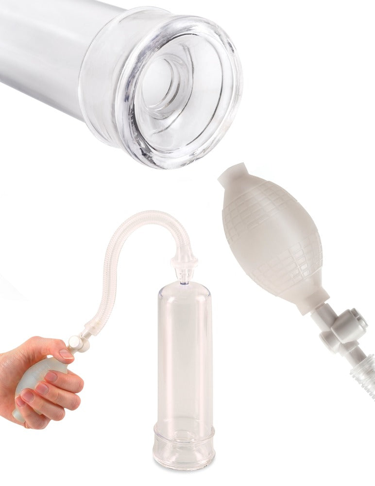 Pompe à pénis débutants transparente Pump Worx