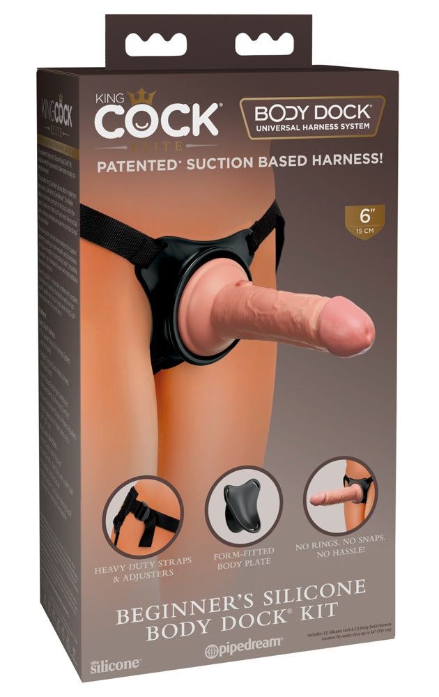 Kit strap-on complet King Cock Elite 17,8cm