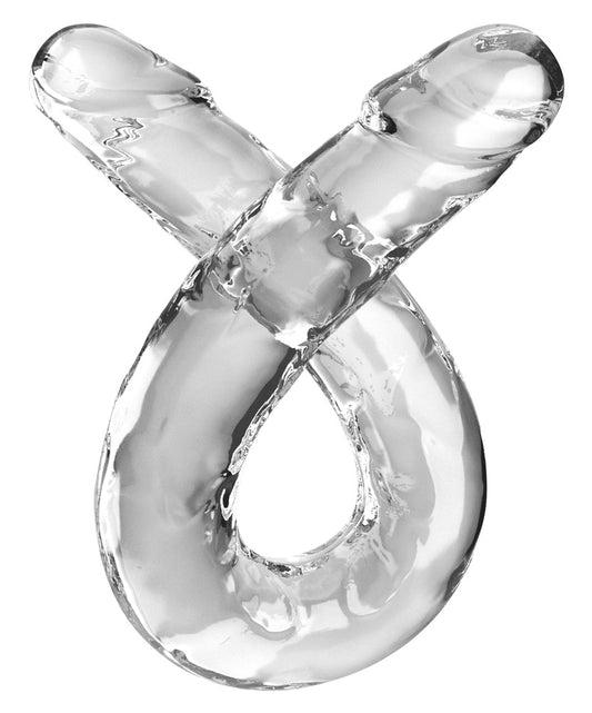 Double gode 46 cm – King Cock Clear