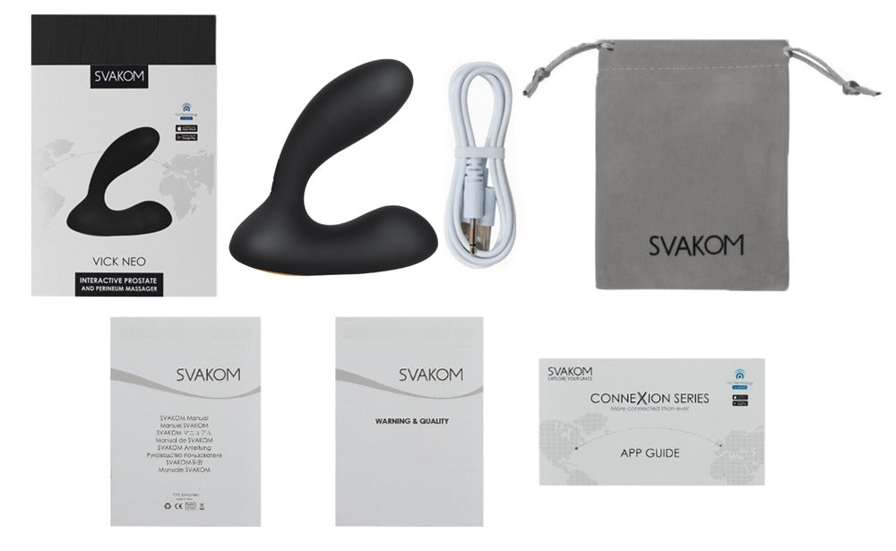 Vibromasseur anal interactif – Point P & point G SVAKOM