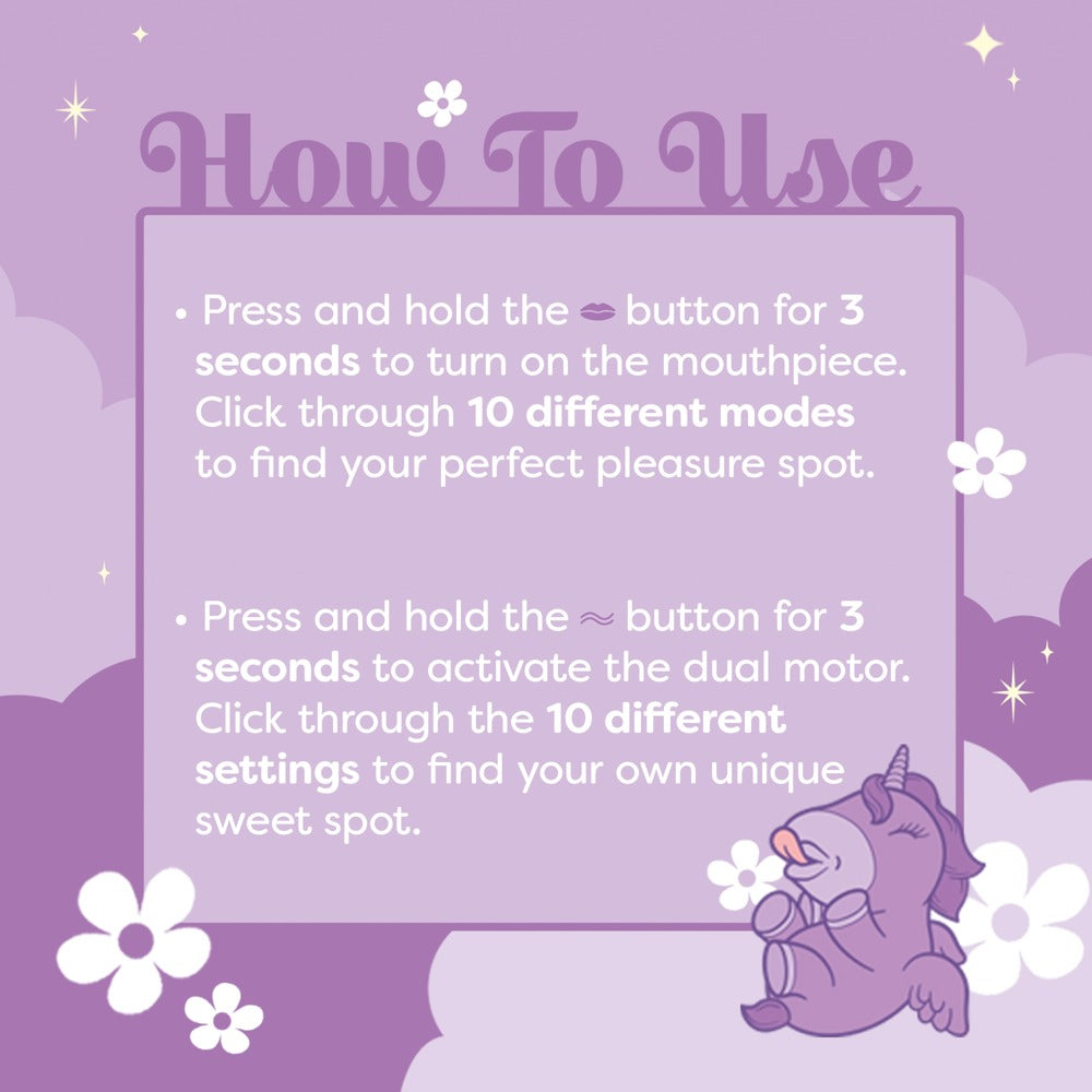 Vibromasseur Karma Lilac licorne