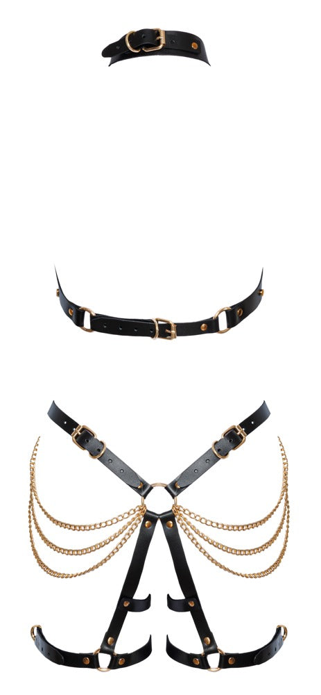 Ensemble de harnais en cuir ZADO