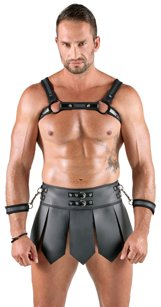 Jupe + harnais de poitrine pour homme Svenjoyment Bondage