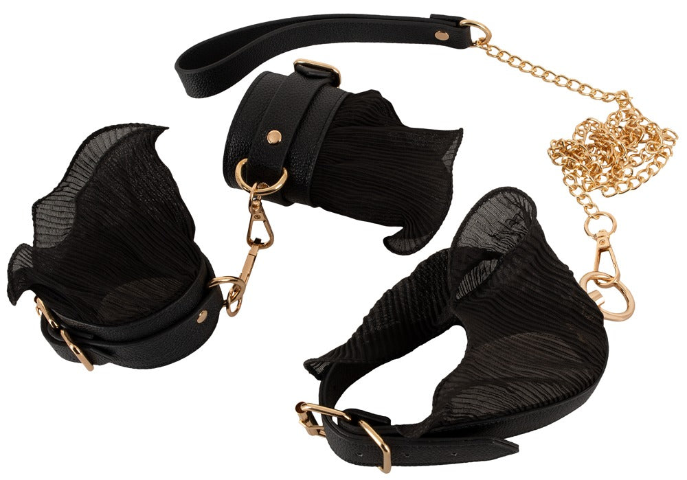 Ensemble de bondage avec menottes Bad Kitty