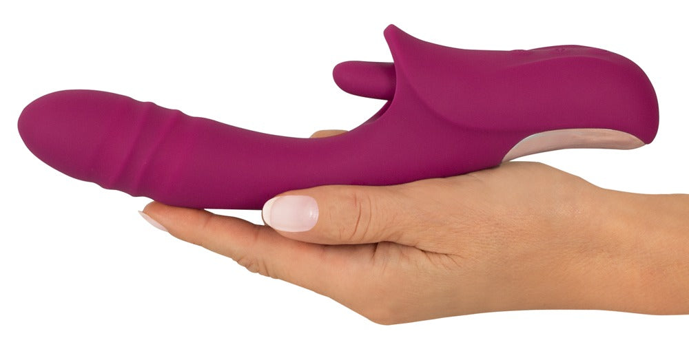 Vibromasseur maniable Licking & Thrusting de Javida
