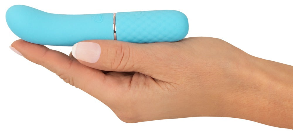Mini vibromasseur bleu de la 5e génération de Cuties