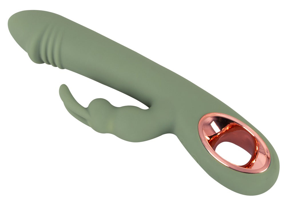 Vibromasseur double Slim Rabbit Olive de You2Toys