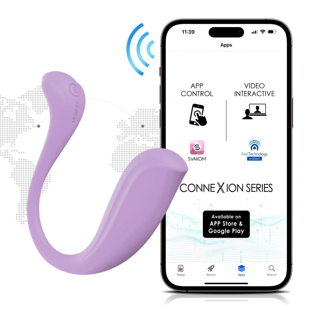Œuf vibrant Phoenix Neo 2 de SVAKOM violet