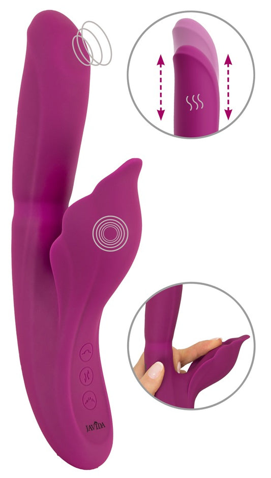 Vibromasseur maniable 4 fonctions de Javida