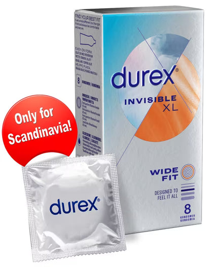 Durex invisible XL