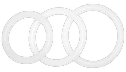 Anneaux péniens transparents – pack de 3