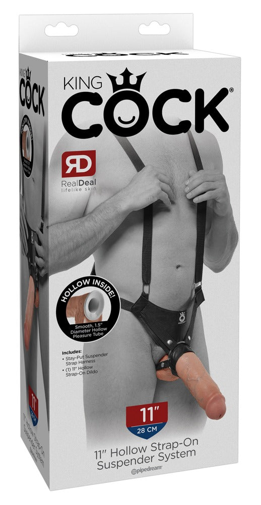Gode Ceinture King Cock – Strap-On Creux Réaliste pour une intimité enrichie