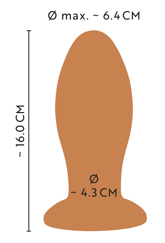 ANOS Gros plug anal souple