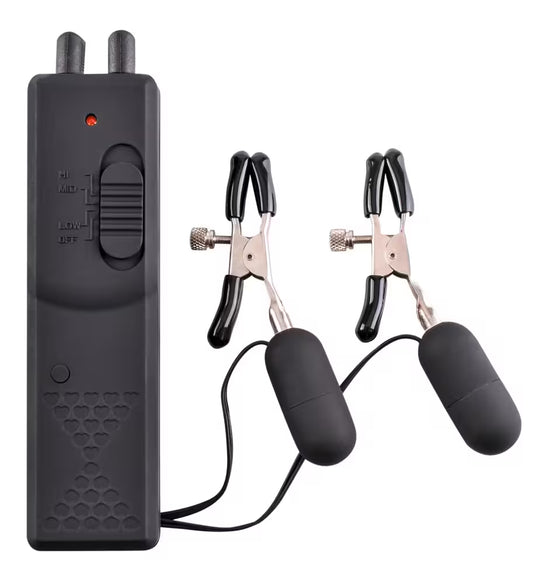 Pinces à tétons vibrantes