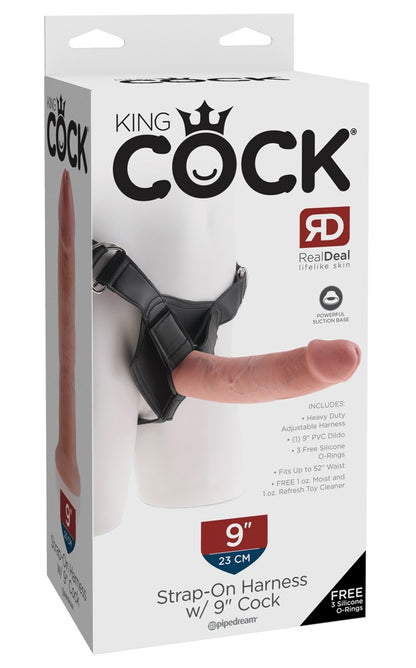 Gode ceinture « King Cock » 22,9cm