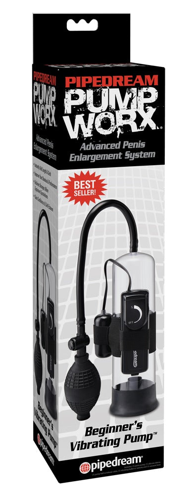 Pompe à pénis vibrante pour débutants Pump Worx