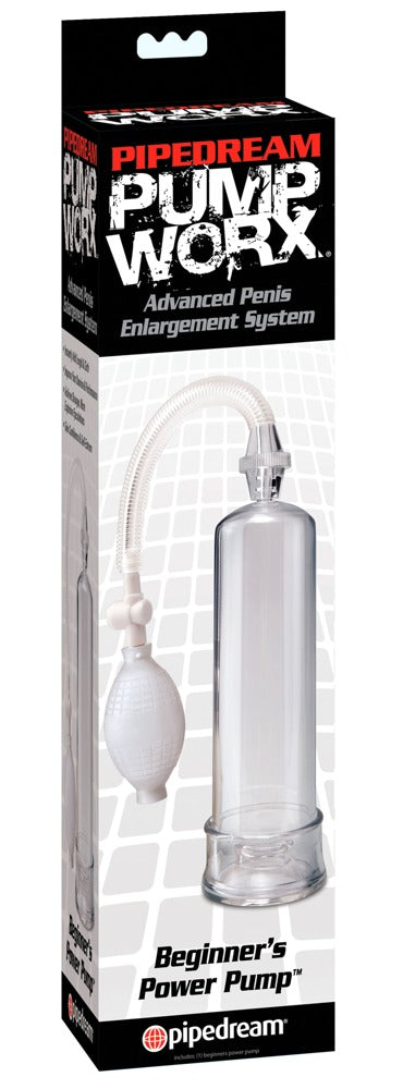 Pompe à pénis débutants transparente Pump Worx