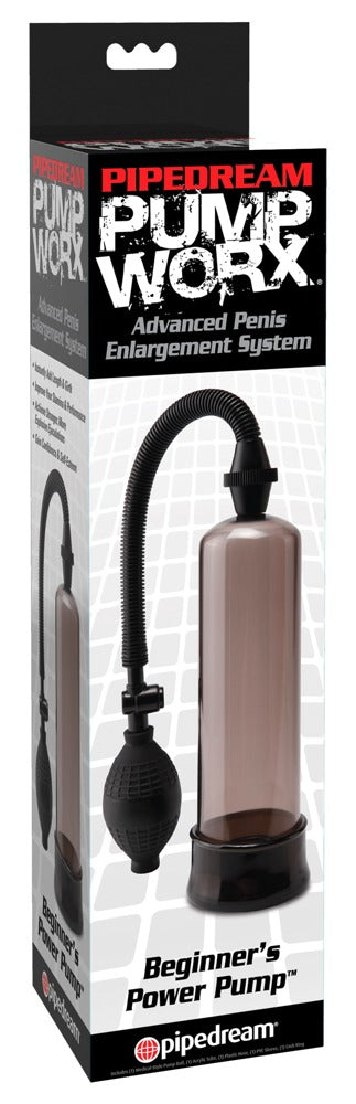 Pompe à pénis débutants noire Pump Worx