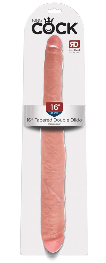 Double gode « King Cock » 40,6 cm