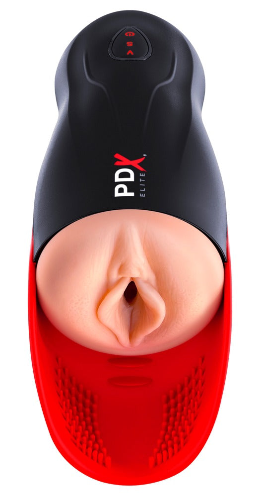 Masturbateur PDX Elite Fuck-O-Matic avec stimulateur de testicules