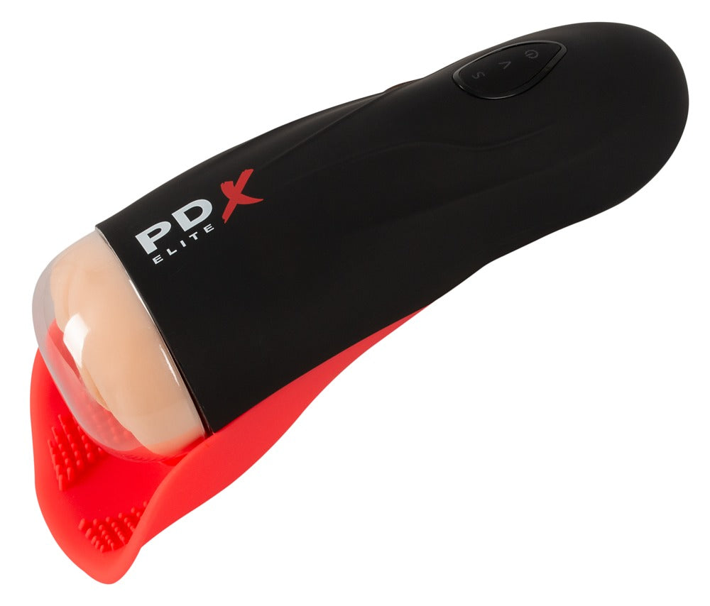 Masturbateur PDX Elite Fuck-O-Matic avec stimulateur de testicules