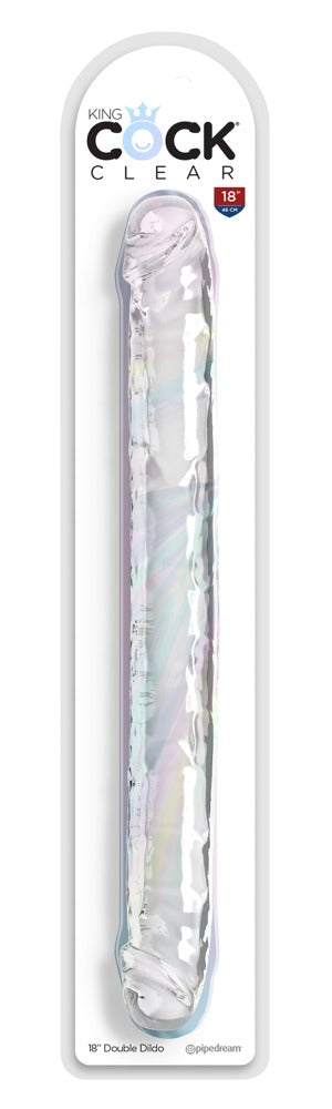 Double gode 46 cm – King Cock Clear