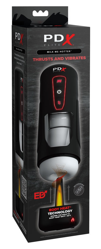 Masturbateur chauffant Milk Me Hotter – PDX Elite