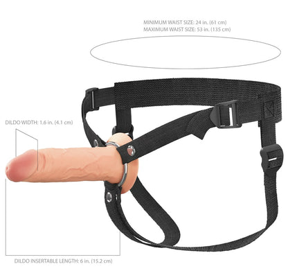 Strap-On creux 16,5 cm – Fantasy X-tensions Elite