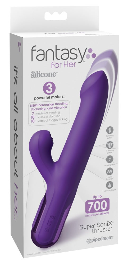 Vibrateur Rabbit  Super SoniX  Fantasy For Her