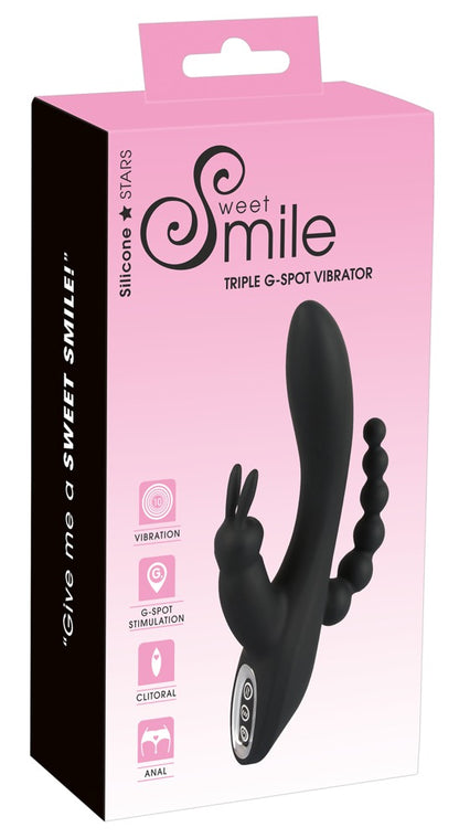 Vibromasseur triple point G Sweet Smile