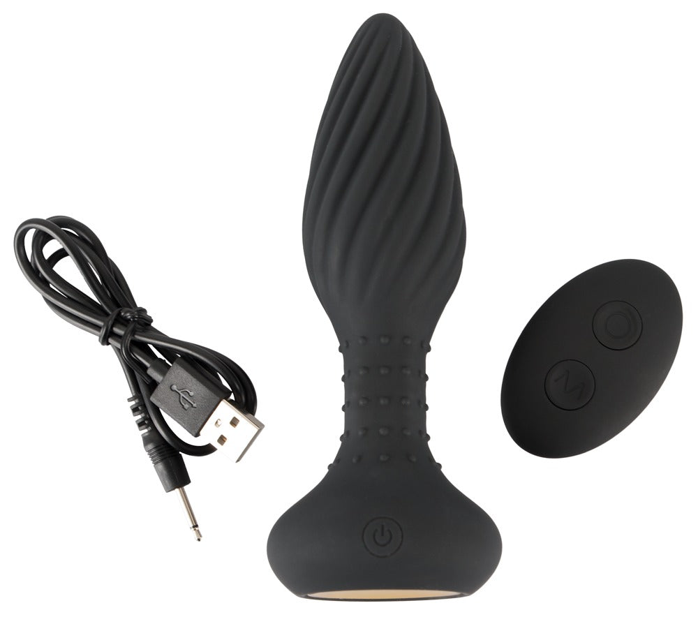 RC Anal Plug Spiralé – Plug vibrant ANOS