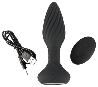 RC Anal Plug Spiralé – Plug vibrant ANOS