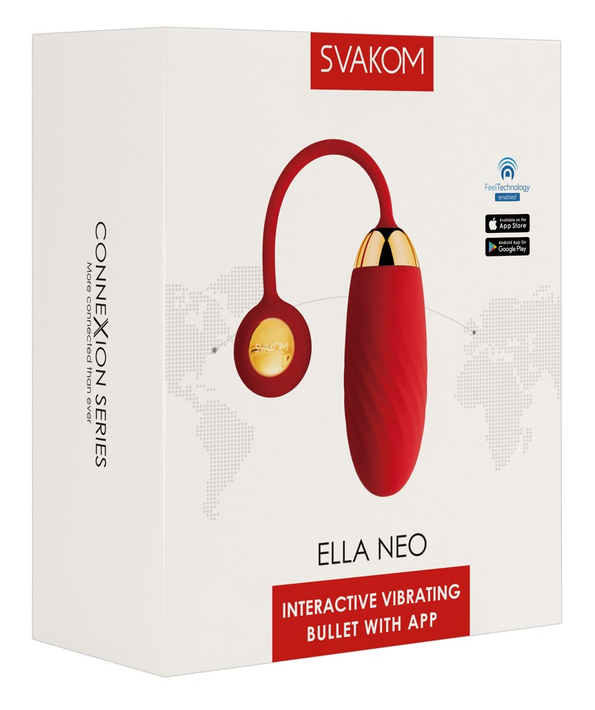 Œuf vibrant Ella Néo SVAKOM rouge