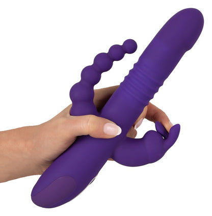 Vibromasseur Thrusting Pearl Triple de Sweet Smile