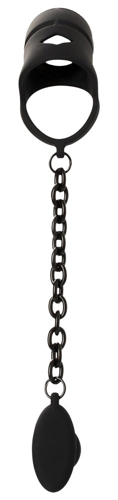 Cock cage with butt plug Black Velvets