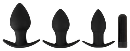Set de plugs anaux vibrants Black Velvets