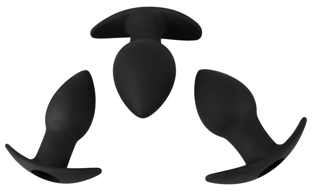 Set de plugs anaux vibrants Black Velvets