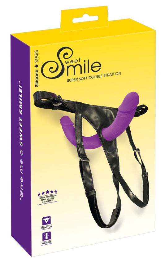 String à ceinture avec double godemiché Sweet Smile