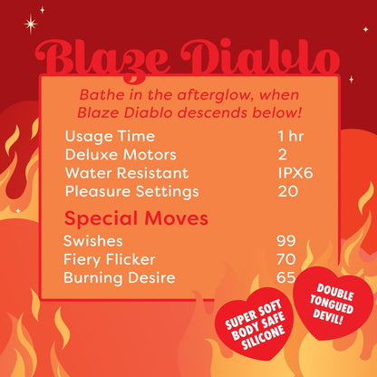 Vibromasseur Blaze Diablo licorne