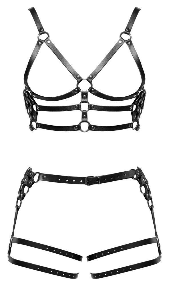 Ensemble de harnais en cuir ZADO M/L