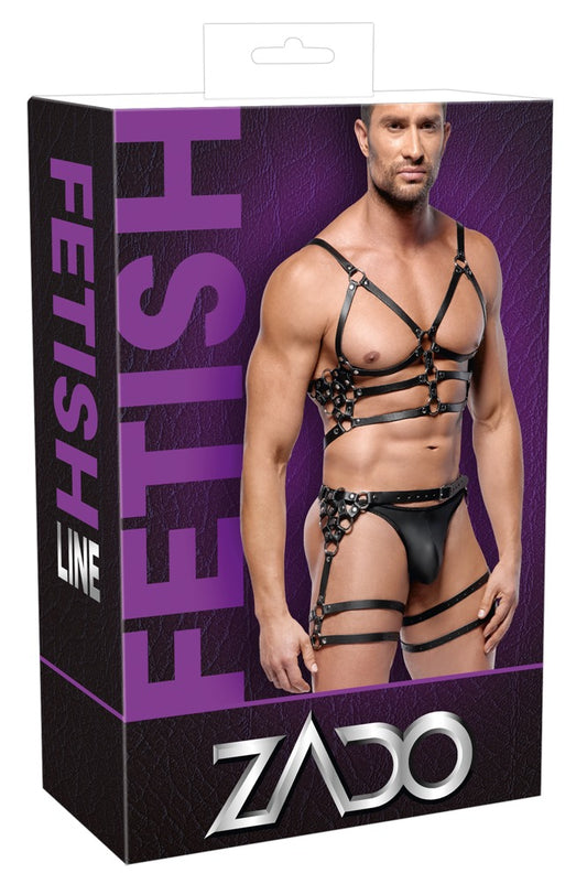 Ensemble de harnais en cuir ZADO M/L