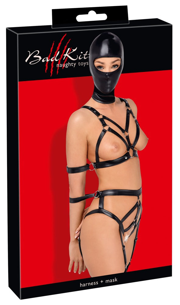 Harnais et masque Bad Kitty