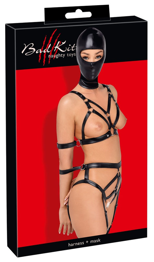 Harnais et masque Bad Kitty
