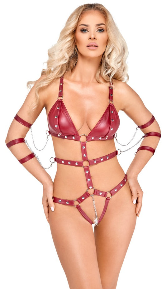 Body Bad rouge Kitty Strap