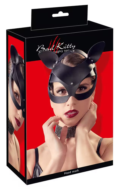 Masque catwoman en simili cuir