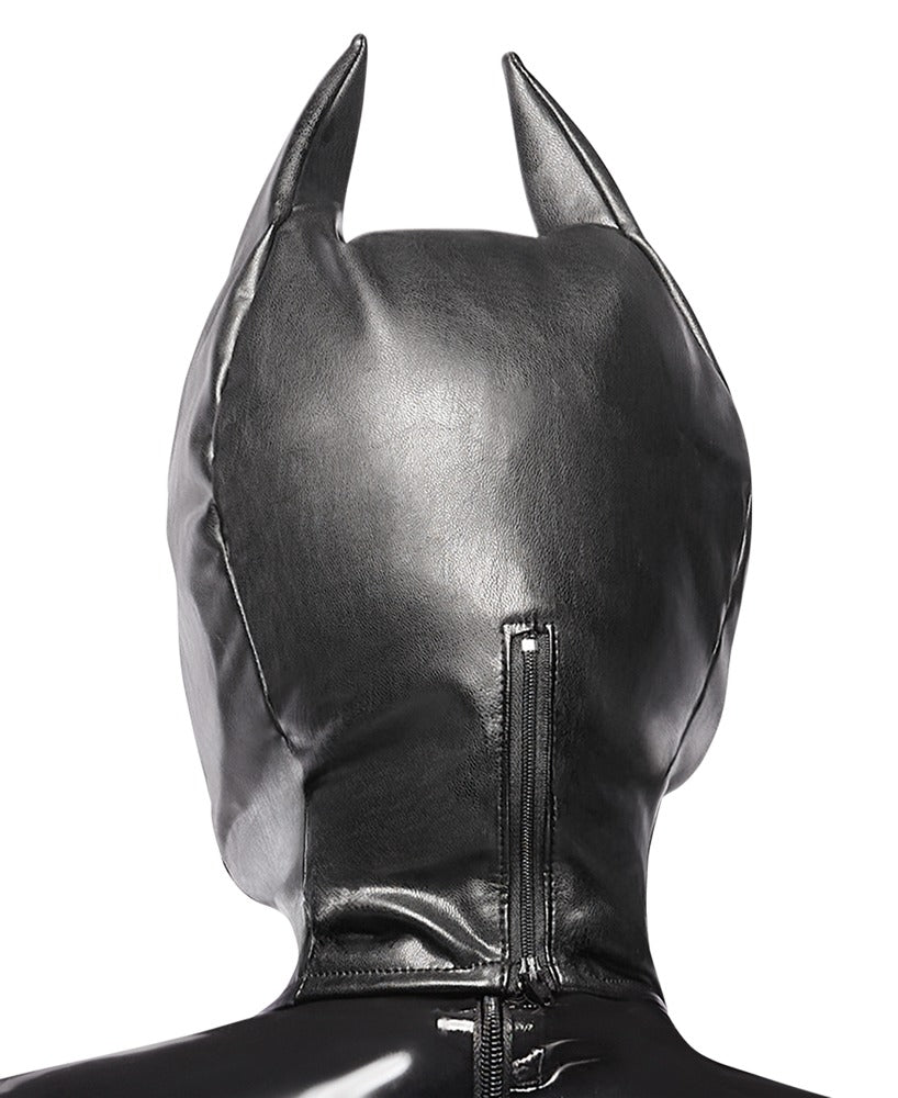 Masque de tête noir moulant Bad Kitty