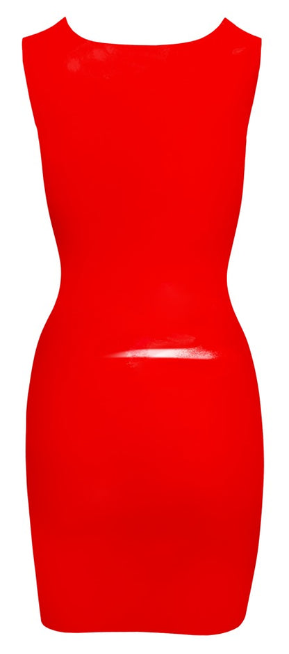 Robe en latex rouge LATE X