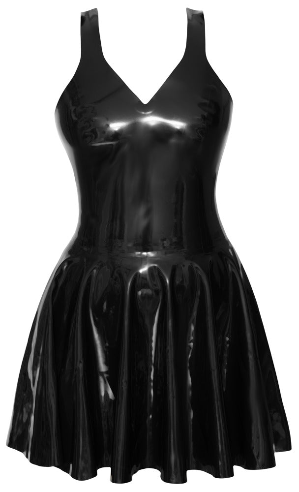 Mini-jupe en latex LATE X